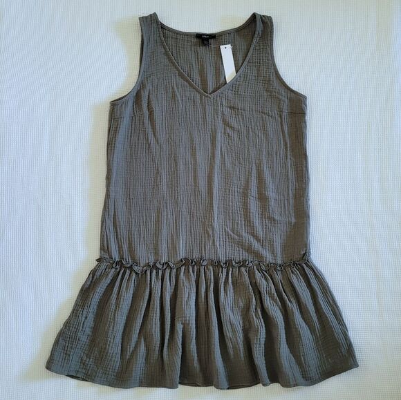 DREW Dresses & Skirts - ✨️HP✨️ DREW Sage Colored Tank Dress - NWT